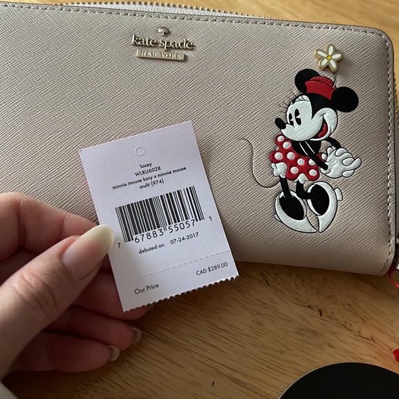 NWT Minnie Mouse Kate Spade Wallet - Picture 4 of 4
